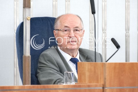  27.07.2018 WARSZAWA SENAT<br />POSIEDZENIE SENATU<br />N/Z MICHAL SEWERYNSKI<br /> 