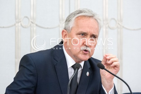  27.07.2018 WARSZAWA SENAT<br />POSIEDZENIE SENATU<br />N/Z LESZEK CZARNOBAJ<br /> 