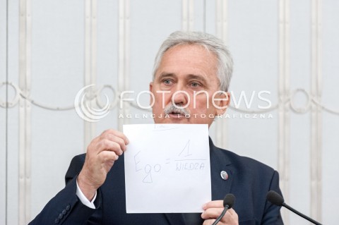  27.07.2018 WARSZAWA SENAT<br />POSIEDZENIE SENATU<br />N/Z LESZEK CZARNOBAJ<br /> 