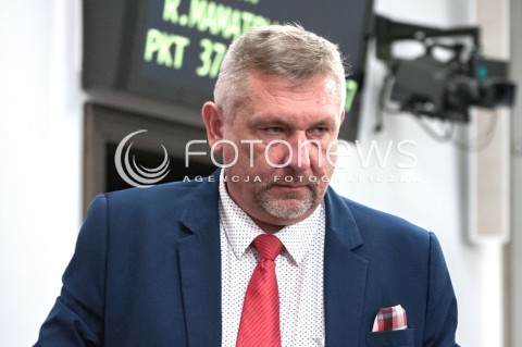  27.07.2018 WARSZAWA SENAT<br />POSIEDZENIE SENATU<br />N/Z ALEKSANDER LUCZAK<br /> 