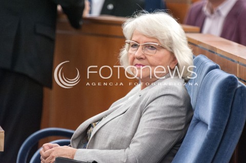  27.07.2018 WARSZAWA SENAT<br />POSIEDZENIE SENATU<br />N/Z JANINA SAGATOWSKA<br /> 