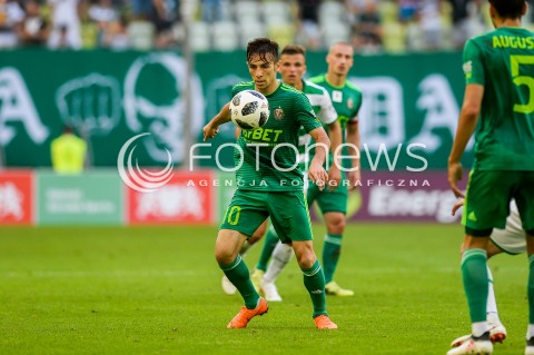  27.07.2018 GDANSK<br />
PILKA NOZNA - EKSTRAKLASA SEZON 2018/2019<br />
MECZ LECHIA GDANSK -  SLASK WROCLAW<br />
N/Z FARSHAD AHMADZADEH SYLWETKA<br />
 