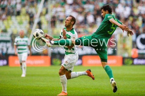  27.07.2018 GDANSK<br />
PILKA NOZNA - EKSTRAKLASA SEZON 2018/2019<br />
MECZ LECHIA GDANSK -  SLASK WROCLAW<br />
N/Z FLAVIO PAIXAO AUGUSTO PEREIRA LOUREIRO<br />
 