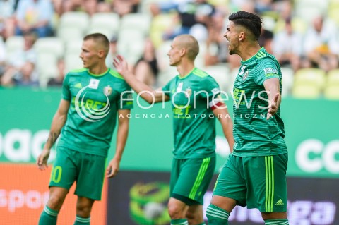  27.07.2018 GDANSK<br />
PILKA NOZNA - EKSTRAKLASA SEZON 2018/2019<br />
MECZ LECHIA GDANSK -  SLASK WROCLAW<br />
N/Z AUGUSTO PEREIRA LOUREIRO EMOCJE PORTRET<br />
 