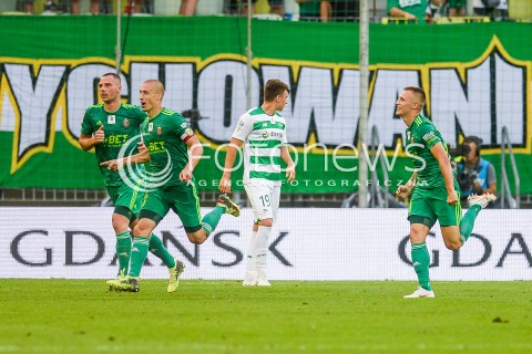  27.07.2018 GDANSK<br />
PILKA NOZNA - EKSTRAKLASA SEZON 2018/2019<br />
MECZ LECHIA GDANSK -  SLASK WROCLAW<br />
N/Z PIOTR CELEBAN RADOSC BRAMKA GOL NA 1:1<br />
 