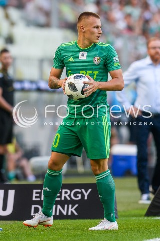  27.07.2018 GDANSK<br />
PILKA NOZNA - EKSTRAKLASA SEZON 2018/2019<br />
MECZ LECHIA GDANSK -  SLASK WROCLAW<br />
N/Z KAMIL DANKOWSKI SYLWETKA<br />
 