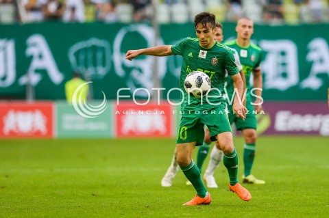  27.07.2018 GDANSK<br />
PILKA NOZNA - EKSTRAKLASA SEZON 2018/2019<br />
MECZ LECHIA GDANSK -  SLASK WROCLAW<br />
N/Z FARSHAD AHMADZADEH SYLWETKA<br />
 