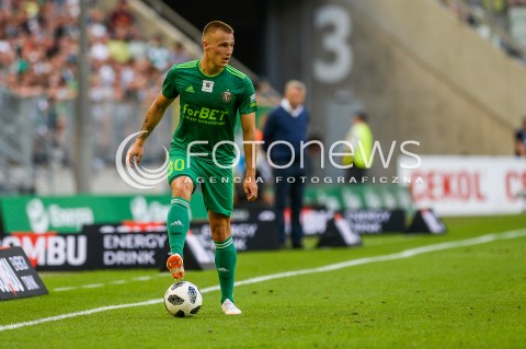  27.07.2018 GDANSK<br />
PILKA NOZNA - EKSTRAKLASA SEZON 2018/2019<br />
MECZ LECHIA GDANSK -  SLASK WROCLAW<br />
N/Z KAMIL DANKOWSKI SYLWETKA<br />
 