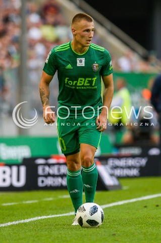  27.07.2018 GDANSK<br />
PILKA NOZNA - EKSTRAKLASA SEZON 2018/2019<br />
MECZ LECHIA GDANSK -  SLASK WROCLAW<br />
N/Z KAMIL DANKOWSKI SYLWETKA<br />
 