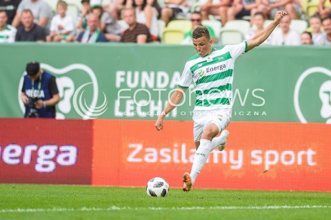  27.07.2018 GDANSK<br />
PILKA NOZNA - EKSTRAKLASA SEZON 2018/2019<br />
MECZ LECHIA GDANSK -  SLASK WROCLAW<br />
N/Z PATRYK LIPSKI SYLWETKA<br />
 