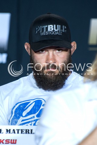  30.07.2018 WARSZAWA<br />KONFERENCJA PRASOWA PRZED GALA KSW<br />N/Z MICHAL MATERLA<br /> 