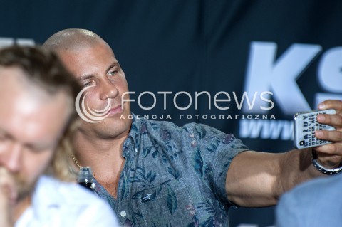  30.07.2018 WARSZAWA<br />KONFERENCJA PRASOWA PRZED GALA KSW<br />N/Z DAMIAN JANIKOWSKI<br /> 