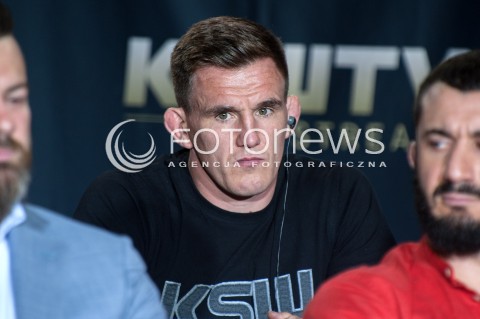  30.07.2018 WARSZAWA<br />KONFERENCJA PRASOWA PRZED GALA KSW<br />N/Z SCOTT ASKHAM<br /> 