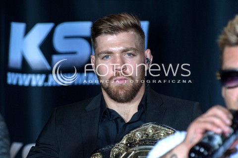  30.07.2018 WARSZAWA<br />KONFERENCJA PRASOWA PRZED GALA KSW<br />N/Z DRICUS DU PLESSIS<br /> 