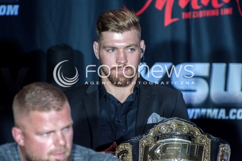  30.07.2018 WARSZAWA<br />KONFERENCJA PRASOWA PRZED GALA KSW<br />N/Z DRICUS DU PLESSIS<br /> 