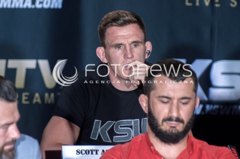  30.07.2018 WARSZAWA<br />KONFERENCJA PRASOWA PRZED GALA KSW<br />N/Z SCOTT ASKHAM<br /> 