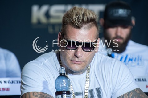  30.07.2018 WARSZAWA<br />KONFERENCJA PRASOWA PRZED GALA KSW<br />N/Z POPEK MONSTER PAWEL RYSZARD MIKOLAJUW<br /> 