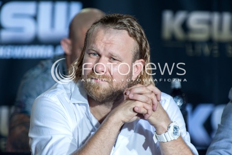  30.07.2018 WARSZAWA<br />KONFERENCJA PRASOWA PRZED GALA KSW<br />N/Z MACIEJ KAWULSKI<br /> 