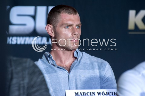  30.07.2018 WARSZAWA<br />KONFERENCJA PRASOWA PRZED GALA KSW<br />N/Z MARCIN WOJCIK THE GIANT<br /> 