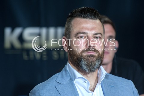  30.07.2018 WARSZAWA<br />KONFERENCJA PRASOWA PRZED GALA KSW<br />N/Z MARTIN LEWANDOWSKI<br /> 
