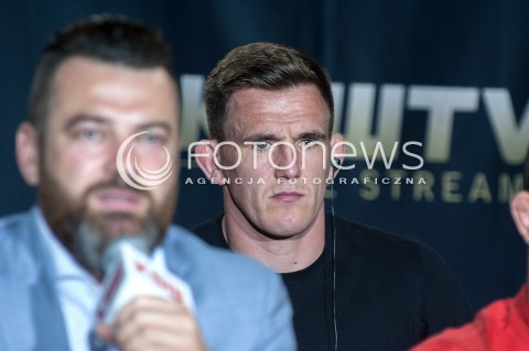  30.07.2018 WARSZAWA<br />KONFERENCJA PRASOWA PRZED GALA KSW<br />N/Z SCOTT ASKHAM<br /> 