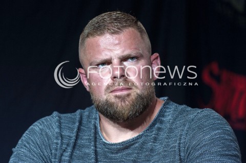  30.07.2018 WARSZAWA<br />KONFERENCJA PRASOWA PRZED GALA KSW<br />N/Z KAROL BEDORF<br /> 