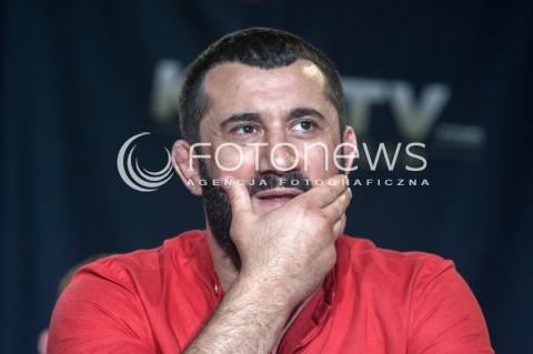  30.07.2018 WARSZAWA<br />KONFERENCJA PRASOWA PRZED GALA KSW<br />N/Z MAMED KHALIDOV<br /> 