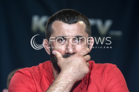  30.07.2018 WARSZAWA<br />KONFERENCJA PRASOWA PRZED GALA KSW<br />N/Z MAMED KHALIDOV<br /> 