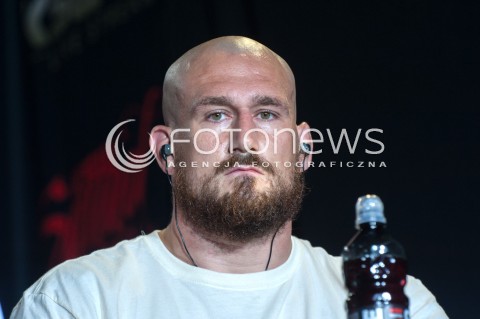  30.07.2018 WARSZAWA<br />KONFERENCJA PRASOWA PRZED GALA KSW<br />N/Z PHIL DE FRIES<br /> 