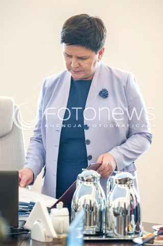  31.07.2018 WARSZAWA<br />POSIEDZENIE RADY MINISTROW<br />N/Z BEATA SZYDLO<br /> 