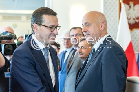  31.07.2018 WARSZAWA<br />POSIEDZENIE RADY MINISTROW<br />N/Z PREMIER MATEUSZ MORAWIECKI JOACHIM BRUDZINSKI<br /> 