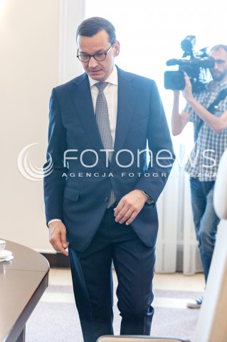  31.07.2018 WARSZAWA<br />POSIEDZENIE RADY MINISTROW<br />N/Z PREMIER MATEUSZ MORAWIECKI<br /> 