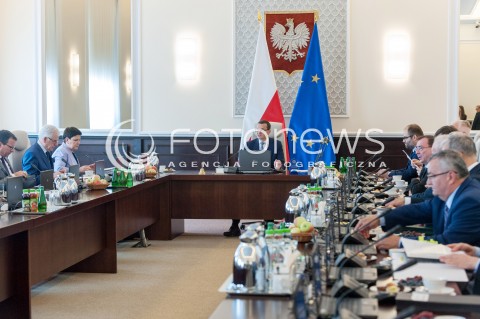 Posiedzenie Rady Ministrów w Warszawie