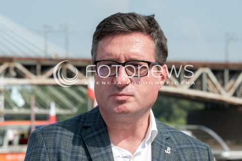  03.08.2018 WARSZAWA<br />KONFERENCJA PATRYKA JAKIEGO KANDYDATA NA PREZYDENTA WARSZAWY<br />N/Z PRZEMYSLAW DACA PREZES WOD POLSKICH PGW<br /> 