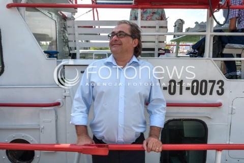  03.08.2018 WARSZAWA<br />REJS Z WARSZAWY DO ZALEWU ZEGRZYNSKIEGO<br />N/Z MAREK GROBARCZYK<br /> 