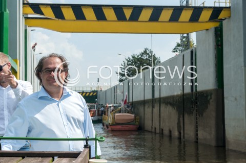  03.08.2018 WARSZAWA<br />REJS Z WARSZAWY DO ZALEWU ZEGRZYNSKIEGO<br />N/Z MAREK GROBARCZYK<br /> 