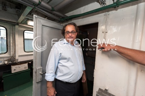  03.08.2018 WARSZAWA<br />REJS Z WARSZAWY DO ZALEWU ZEGRZYNSKIEGO<br />N/Z MAREK GROBARCZYK<br /> 