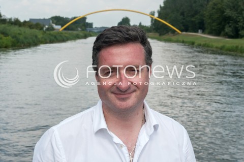  03.08.2018 WARSZAWA<br />REJS Z WARSZAWY DO ZALEWU ZEGRZYNSKIEGO<br />N/Z PRZEMYSLAW DACA PREZES WOD POLSKICH PGW<br /> 