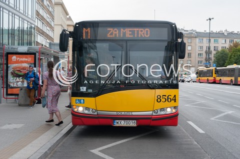  10.08.2018 WARSZAWA<br />AWARIA W METRZE KOMUNIKACJA ZASTEPCZA<br />N/Z AWARIA W METRZE KOMUNIKACJA ZASTEPCZA<br /> 