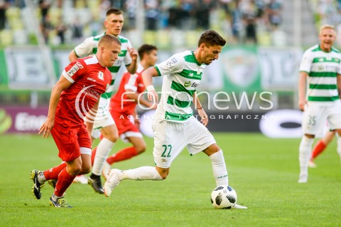  10.08.2018 GDANSK<br />
PILKA NOZNA - EKSTRAKLASA SEZON 2018/2019<br />
MECZ LECHIA GDANSK -  MIEDZ LEGNICA<br />
N/Z HENRIK OJAMAA FILIP MLADENOVIC<br />
 