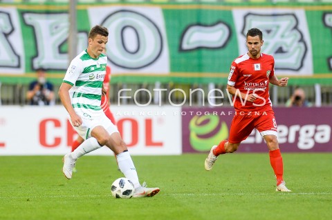  10.08.2018 GDANSK<br />
PILKA NOZNA - EKSTRAKLASA SEZON 2018/2019<br />
MECZ LECHIA GDANSK -  MIEDZ LEGNICA<br />
N/Z PATRYK LIPSKI SYLWETKA<br />
 