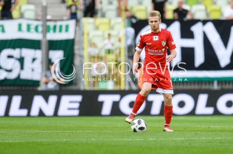  10.08.2018 GDANSK<br />
PILKA NOZNA - EKSTRAKLASA SEZON 2018/2019<br />
MECZ LECHIA GDANSK -  MIEDZ LEGNICA<br />
N/Z ADRIAN PURZYCKI SYLWETKA<br />
 