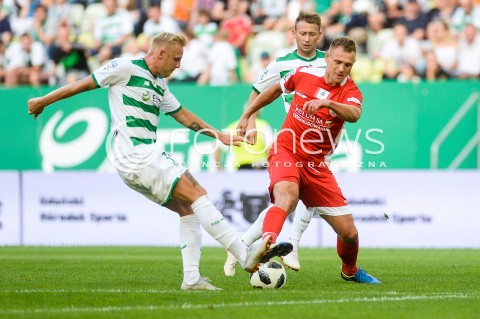  10.08.2018 GDANSK<br />
PILKA NOZNA - EKSTRAKLASA SEZON 2018/2019<br />
MECZ LECHIA GDANSK -  MIEDZ LEGNICA<br />
N/Z DANIEL LUKASIK MATEUSZ PIATKOWSKI<br />
 