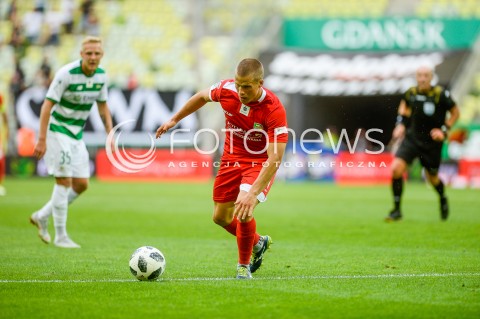  10.08.2018 GDANSK<br />
PILKA NOZNA - EKSTRAKLASA SEZON 2018/2019<br />
MECZ LECHIA GDANSK -  MIEDZ LEGNICA<br />
N/Z HENRIK OJAMAA SYLWETKA<br />
 