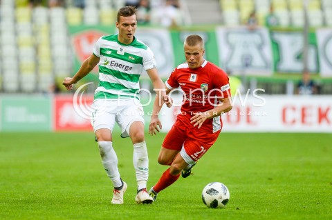  10.08.2018 GDANSK<br />
PILKA NOZNA - EKSTRAKLASA SEZON 2018/2019<br />
MECZ LECHIA GDANSK -  MIEDZ LEGNICA<br />
N/Z LUKAS HARASLIN HENRIK OJAMAA<br />
 