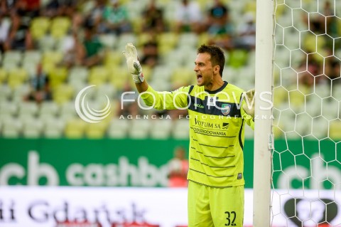  10.08.2018 GDANSK<br />
PILKA NOZNA - EKSTRAKLASA SEZON 2018/2019<br />
MECZ LECHIA GDANSK -  MIEDZ LEGNICA<br />
N/Z ANTON KANIBOLOCKI PORTRET SYLWETKA<br />
 