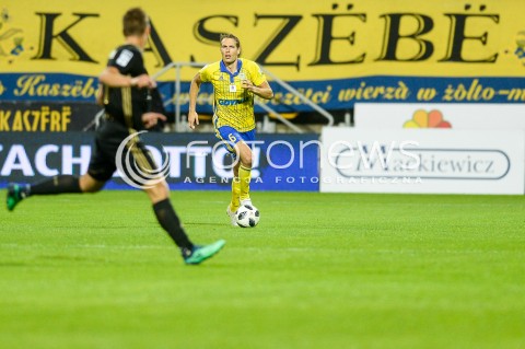  11.08.2018 GDYNIA<br />
PILKA NOZNA - EKSTRAKLASA SEZON 2018/2019<br />
MECZ ARKA GDYNIA - GORNIK ZABRZE<br />
N/Z FREDERIK HELSTRUP SYLWETKA<br />
 