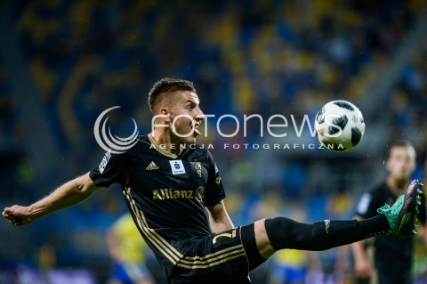  11.08.2018 GDYNIA<br />
PILKA NOZNA - EKSTRAKLASA SEZON 2018/2019<br />
MECZ ARKA GDYNIA - GORNIK ZABRZE<br />
N/Z MACIEJ AMBROSIEWICZ PORTRET<br />
 