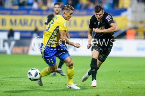  11.08.2018 GDYNIA<br />
PILKA NOZNA - EKSTRAKLASA SEZON 2018/2019<br />
MECZ ARKA GDYNIA - GORNIK ZABRZE<br />
N/Z DAMIAN ZBOZIEN ADRIAN GRYSZKIEWICZ<br />
 