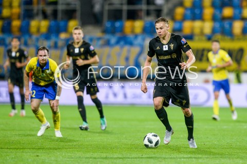  11.08.2018 GDYNIA<br />
PILKA NOZNA - EKSTRAKLASA SEZON 2018/2019<br />
MECZ ARKA GDYNIA - GORNIK ZABRZE<br />
N/Z SZYMON ZURKOWSKI SYLWETKA<br />
 